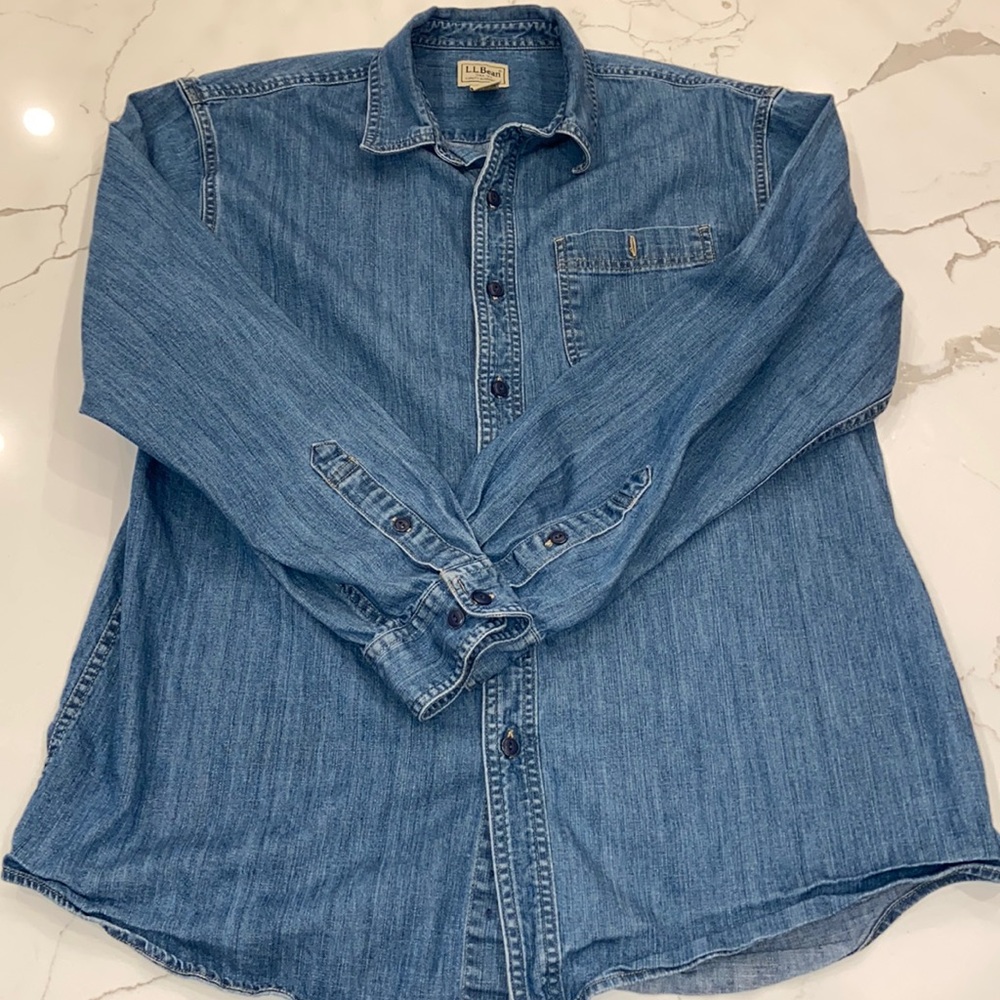 L.L. Bean Vintage denim button down